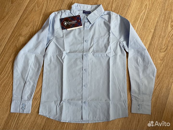 Рубашка 140 новая. 2 шт. Для школы