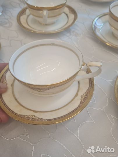 Набор столовой посуды + чайный сервиз фарфор Чехия
