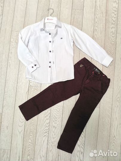 Костюм на мальчика 110 Брюки рубашка