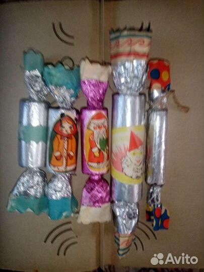 Старинные елочные игрушки СССР