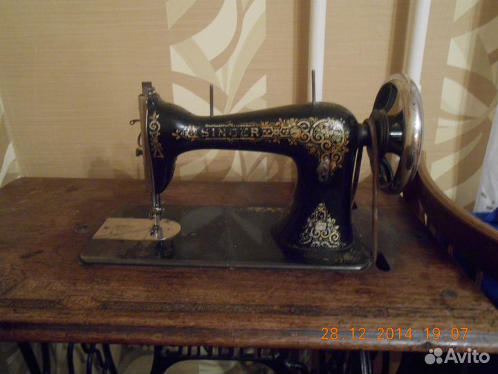 Швейная машинка Singer 1907 года