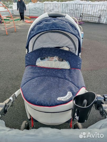 Коляска camarelo 3 в 1
