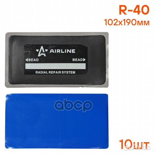 Пластырь кордовый, радиальный R-40 (102*190 мм)