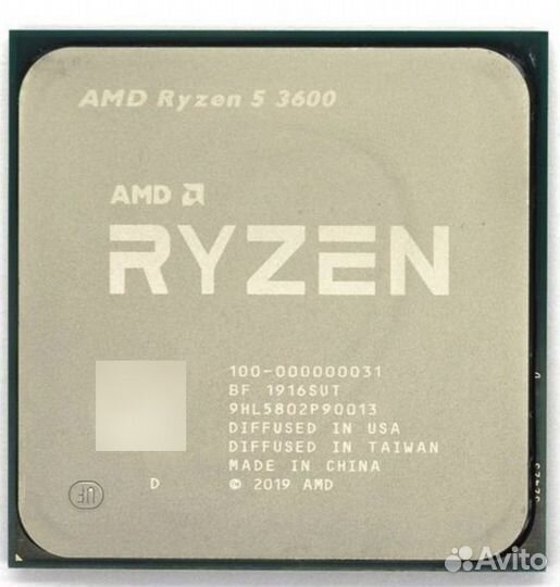 Процессор ryzen 5 3600