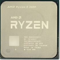 Процессор ryzen 5 3600