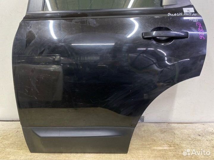 Дверь задняя левая Nissan Qashqai J10