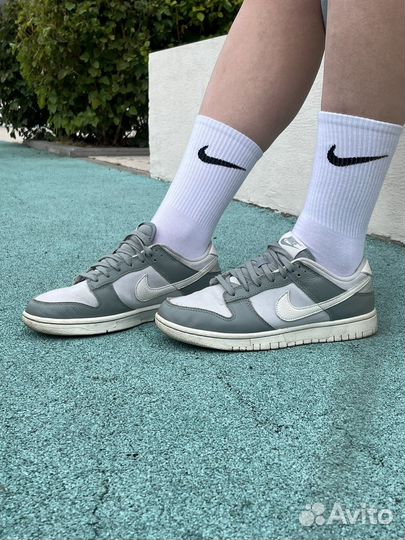 Носки nike высокие белые