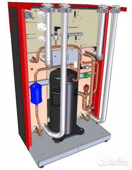 Тепловой насос для отопления вода-вода от 10 кВт