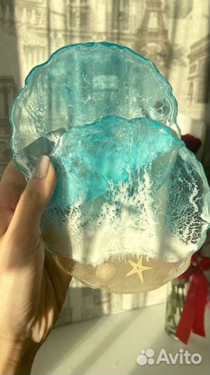 Подстаканник/костер/подставка из смолы