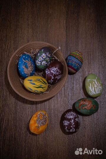 Яйцо пасхальное деревянное