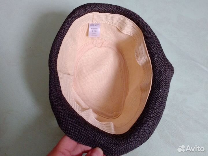 Соломенная шляпа детская