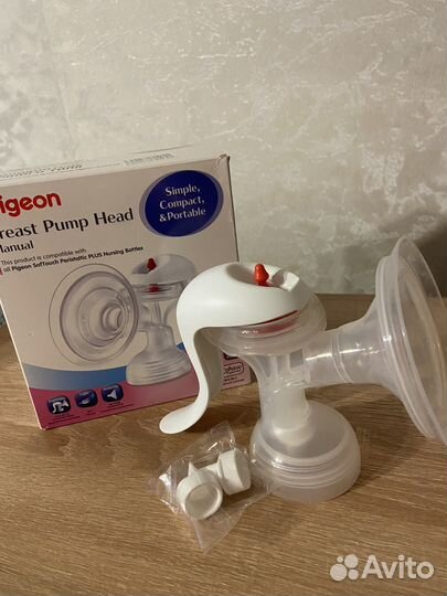 Молокоотсос ручной pigeon с бутылочкой