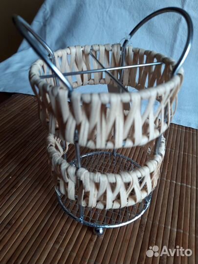 Фруктовница 2 шт. и подставка для столовых приборо