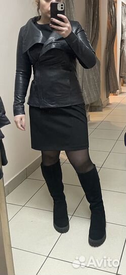 Куртка кожаная женская
