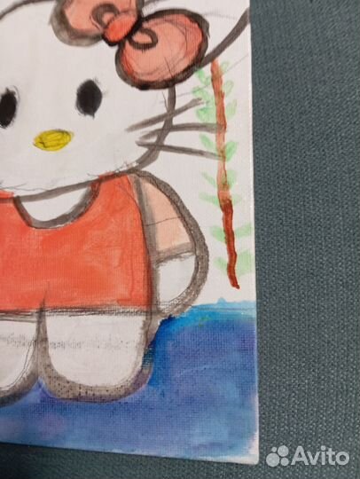 Hello kitty картина на холсте