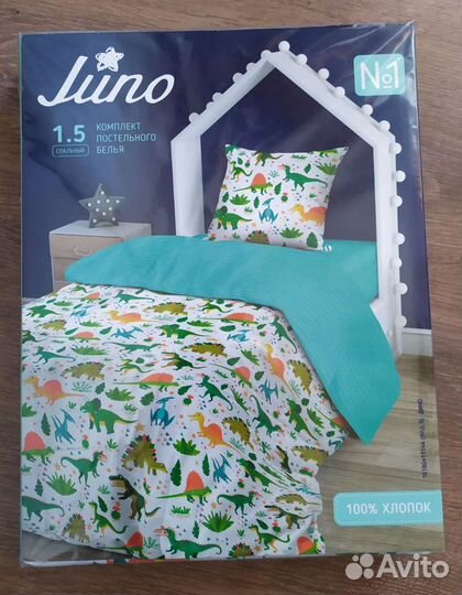 Комплект детского постельного белья новый, хлопок