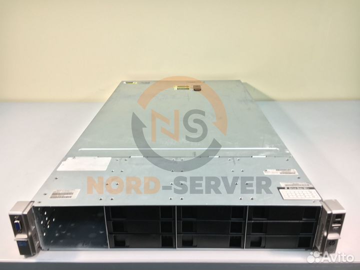 Сервер HP DL380p Gen8 12LFF 2x E5-2660 64GB 750W