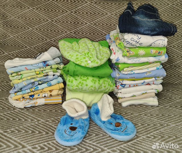 Пакет вещей для мальчика от 0 до 12 месяцев