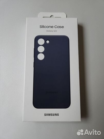 Чехол Silicone Case на Samsung S23 оригинал