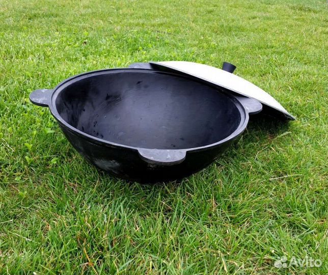 Казан чугунный 22л