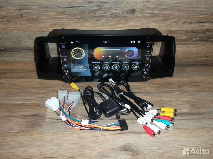 Магнитола Toyota Corolla Android с крутилками