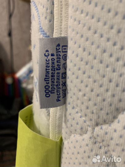 Матрас детский 120 60 plitex