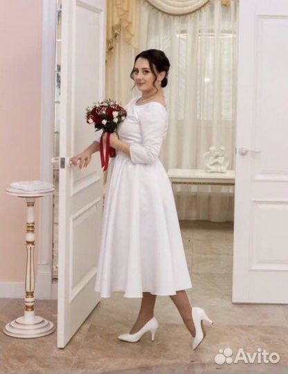 Платье свадебное белое