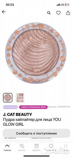 Хайлайтер J. CAT beauty
