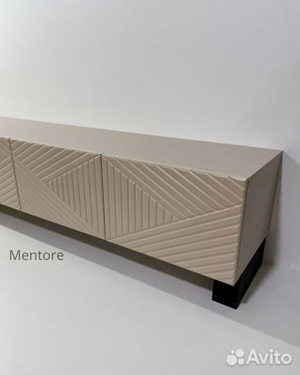 Тумба тв Bravo в цвете капучино (конструктор)