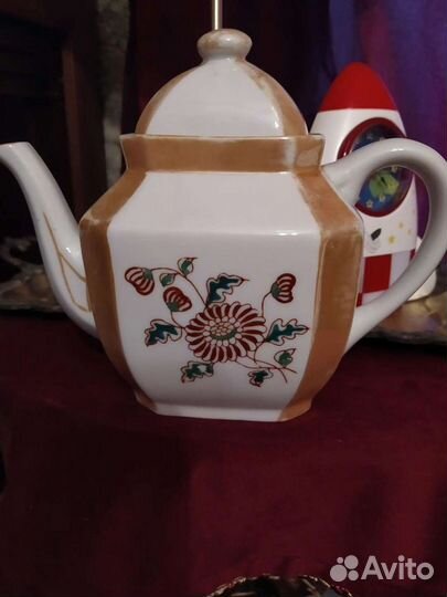 Винтаж Старый Китайский чайник 50 года