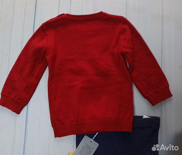 Джемер + рейтузы 6-9 мес George зимний, новогодний