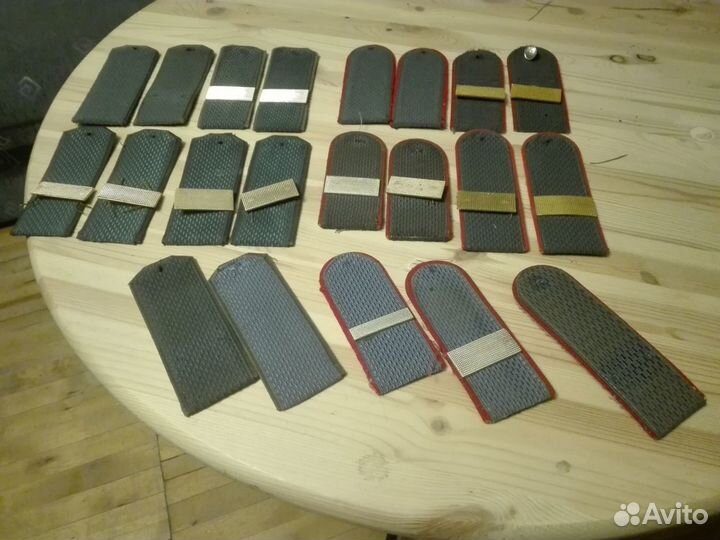 Погоны милиции рядового состава 1975 и 1986 гг