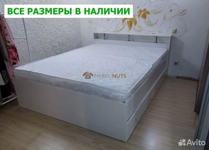 Кровать с ящиками