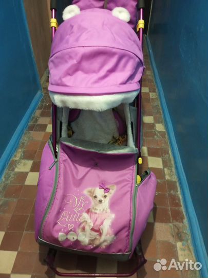 Коляска санки