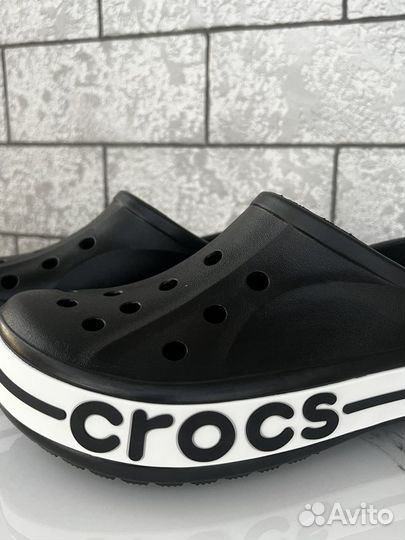 Crocs сабо черные