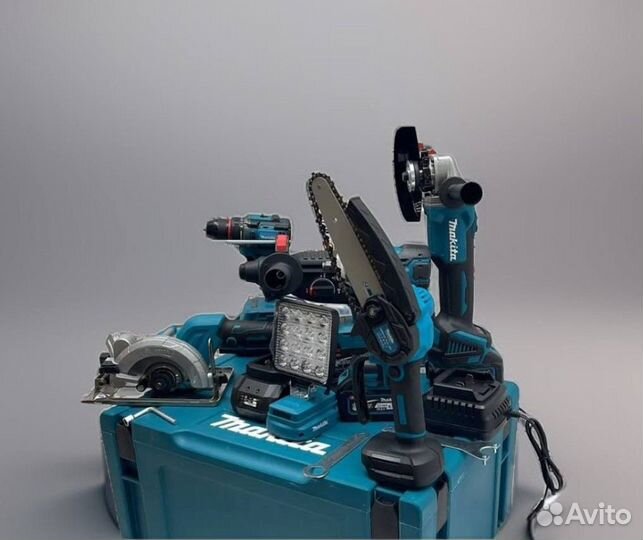 Набор 7 в 1 макита + 7 АКБ 6 а.ч. арт:144