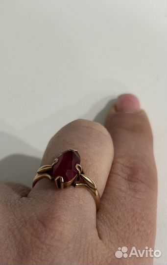 Кольцо золотое 583 пробы СССР