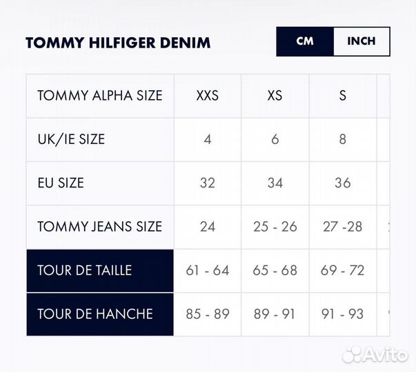 Tommy hilfiger джинсы женские