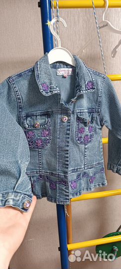 Джинсовка для девочки 92