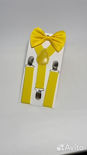 Подтяжки детские с бабочкой