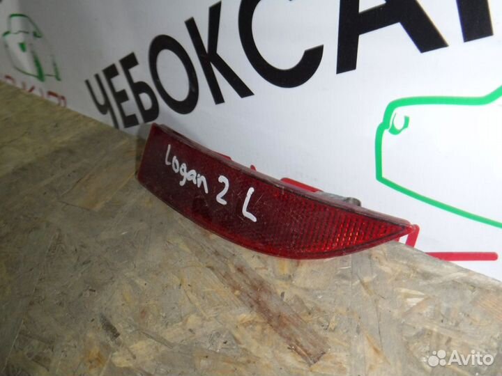Катафот левый Renault Logan 2 (2014+)