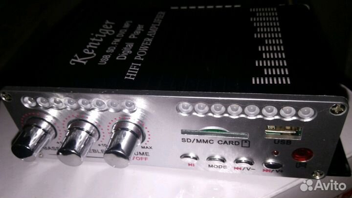 Усилитель звука с блютуз мр3