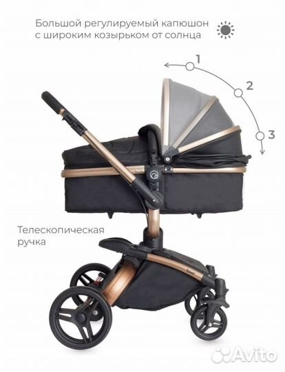 Коляска трансформер 2 в 1 Rant Nest