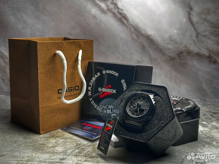 Сasio G-shock GM-2100 LUX Металлические Черные