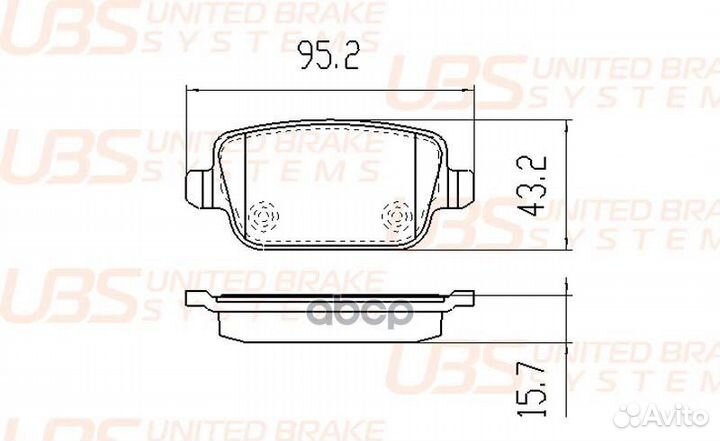 Тормозные колодки ford galaxy 08/11/mondeo IV