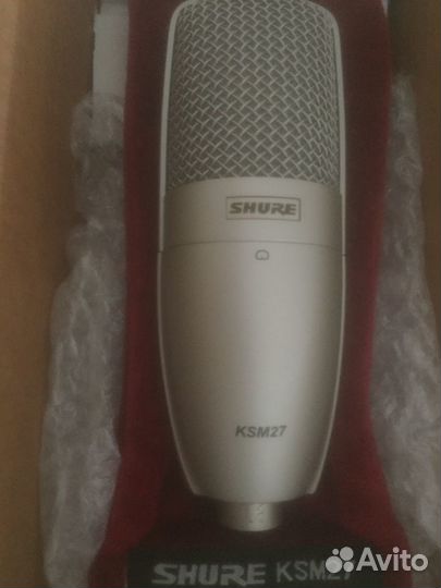 Студийный микрофон кардиоидный Shure KSM27