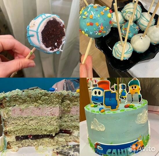 Торт, попс, бенто,капкейк