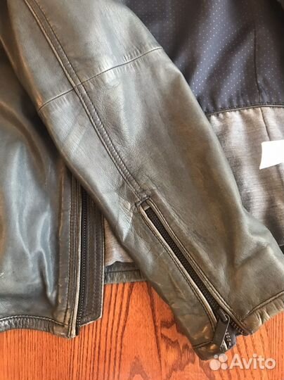 Кожаная куртка мужская pilot