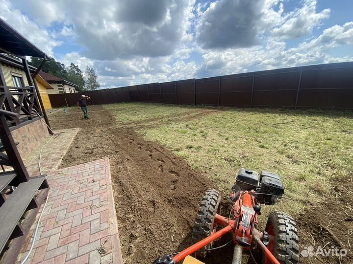 Вспашка земли