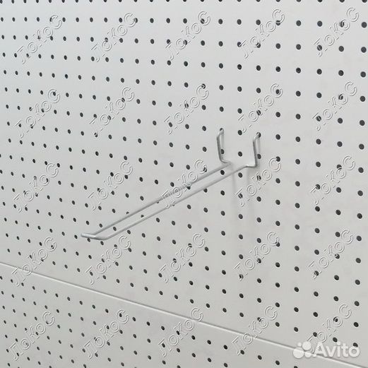 Еврокрючок для перфорированной панели L250мм d4